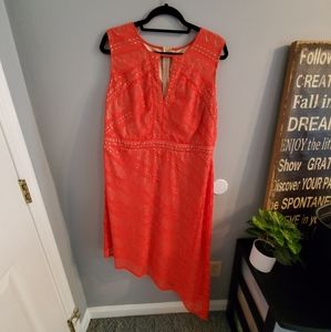 Asymmetrical Bisou Bisou summer dress